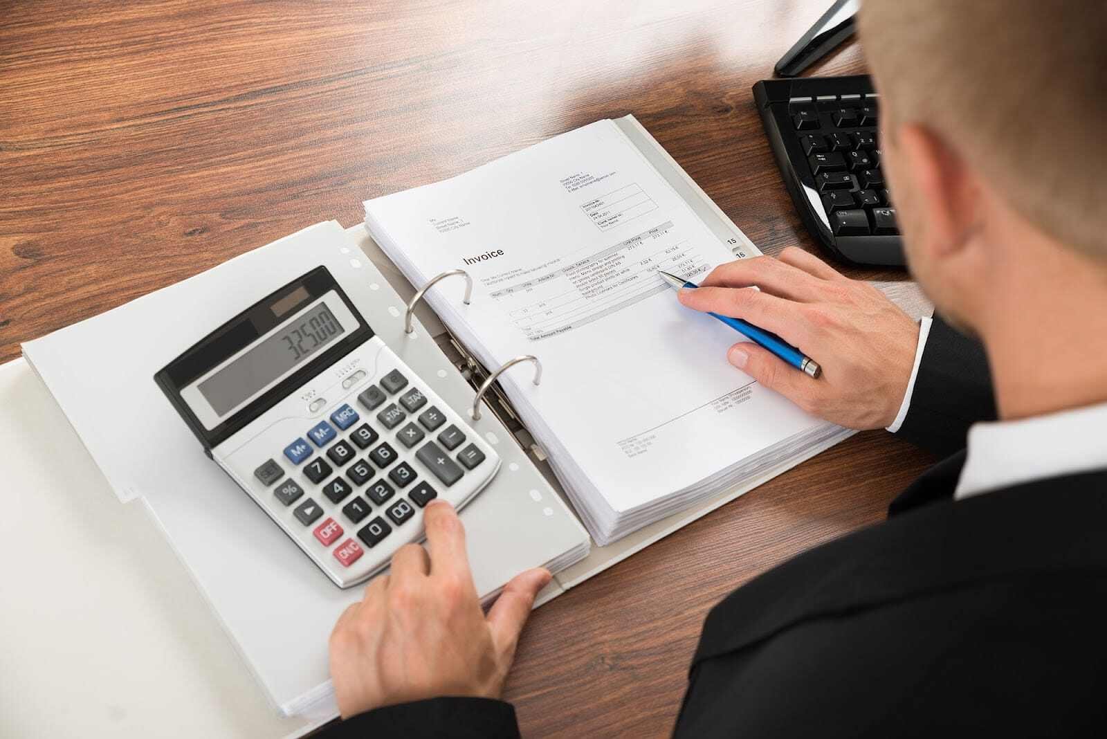  Man at accounting firm working - Gurian CPA Firm

